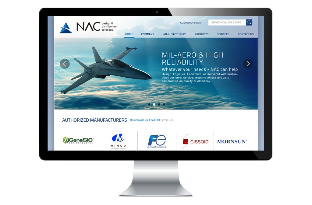 NAC Semiconductor Site Redesign