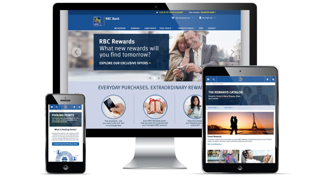 RBC Rewards Site Redesign